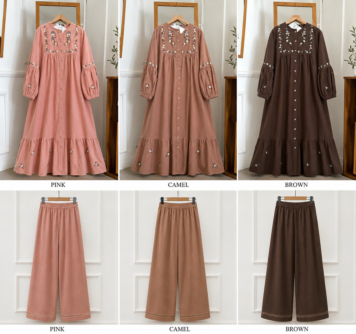Roselle Embroidered Maxi
