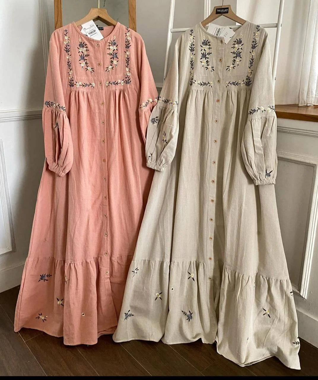 Roselle Embroidered Maxi